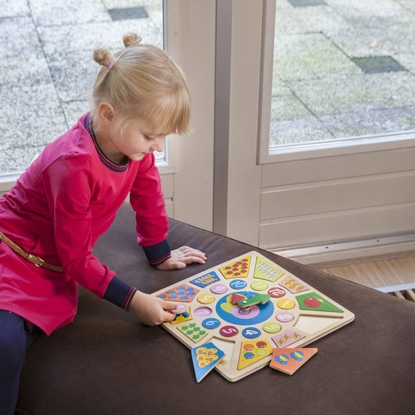 Klok Puzzel - Multi, nog 5x