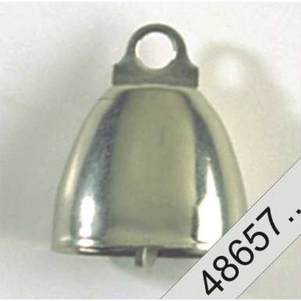 Koeklokje 18mm nikkel - doosje 12 stuks (4865718)