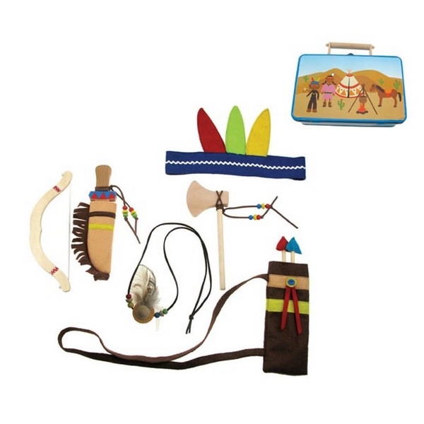 Koffer thema "Indiaan" (22743)