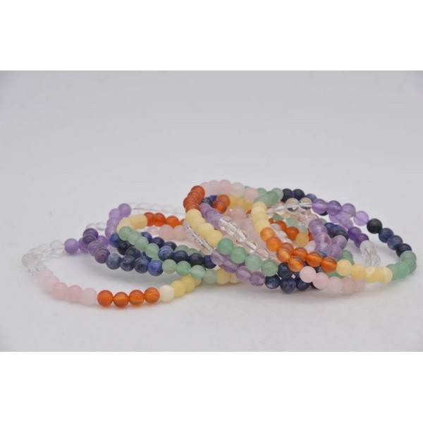 Kogelarmband 6mm kinder Chakra