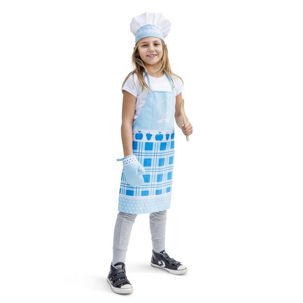 Kookschort set blauw - New Classic Toys, nog 14x