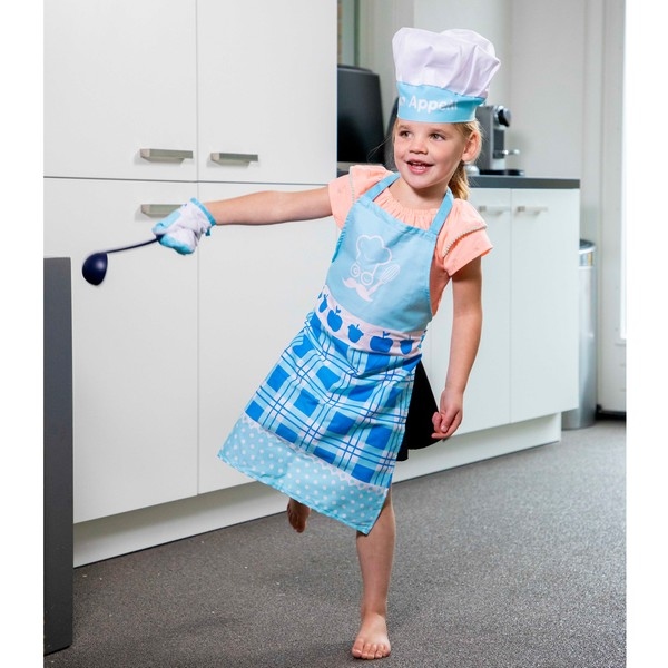Kookschort set blauw - New Classic Toys