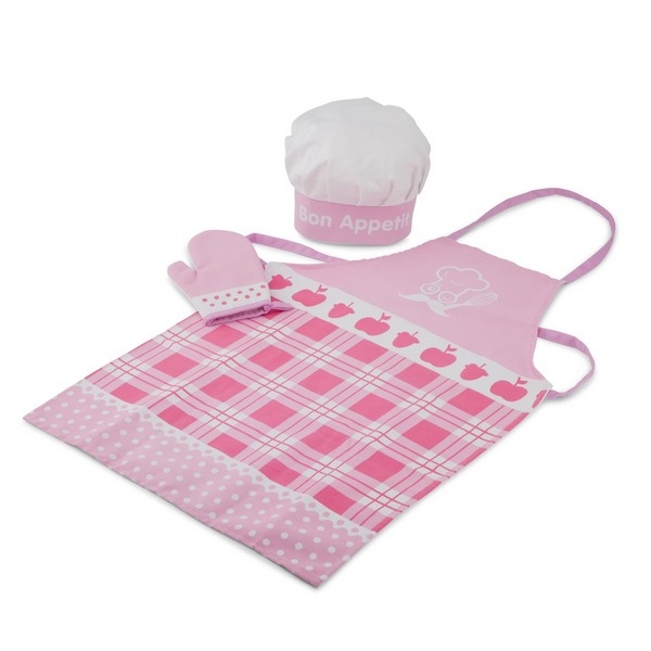 Kookschort set roze - New Classic Toys, nog 15x