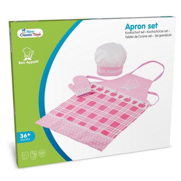 Kookschort set roze - New Classic Toys