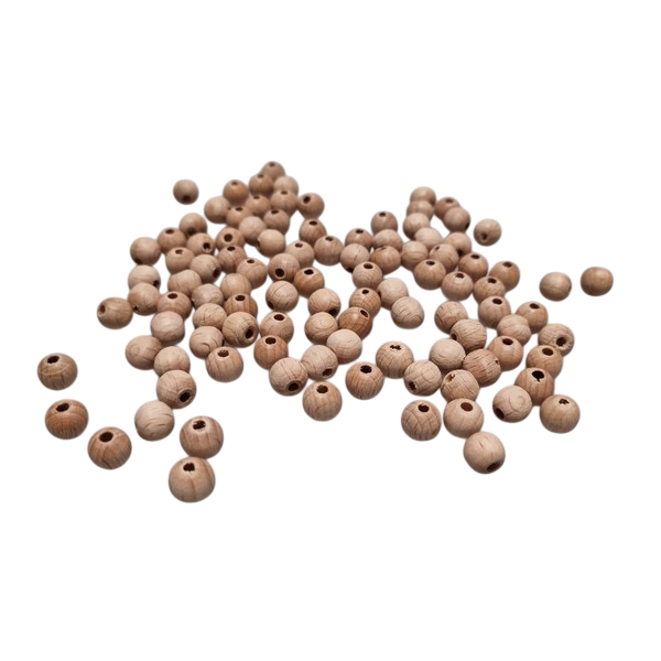 Kraal 08 mm blank - zakje 100 stuks