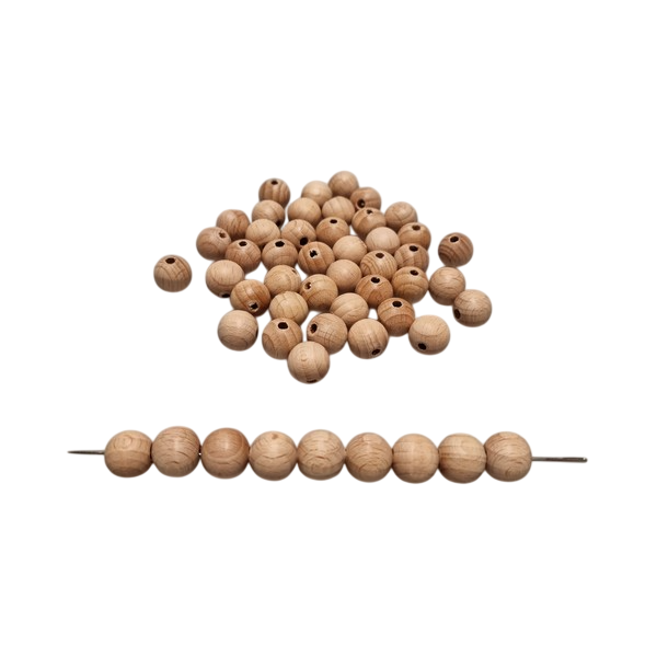 Kraal 12 mm blank - zakje 50 stuks