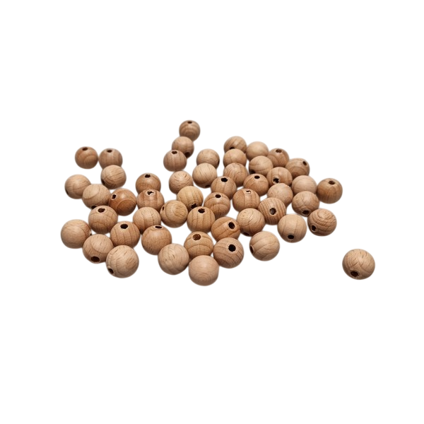 Kraal 12 mm blank - zakje 50 stuks