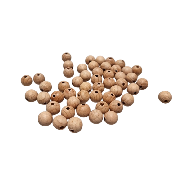 Kraal 12 mm blank - zakje 50 stuks