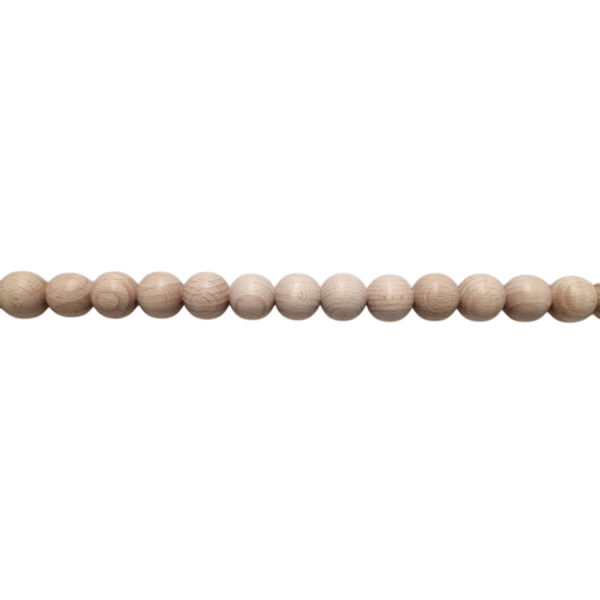 Kraal 18 mm blank - zakje 50 stuks