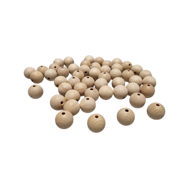 Kraal 20 mm blank - zakje 50 stuks