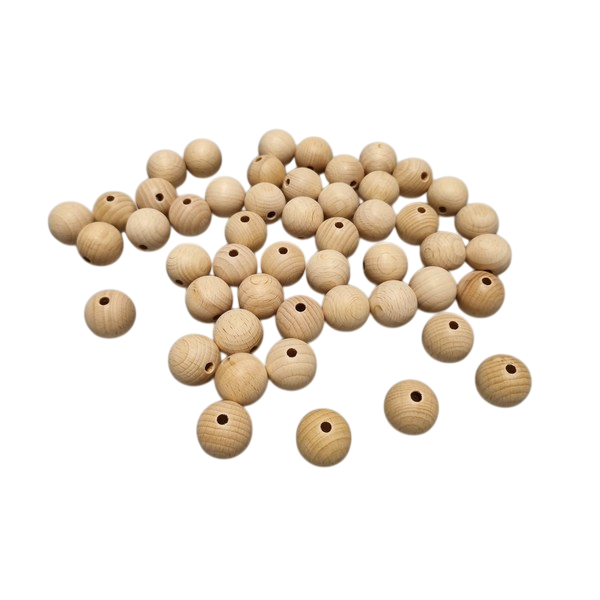Kraal 20 mm blank - zakje 50 stuks