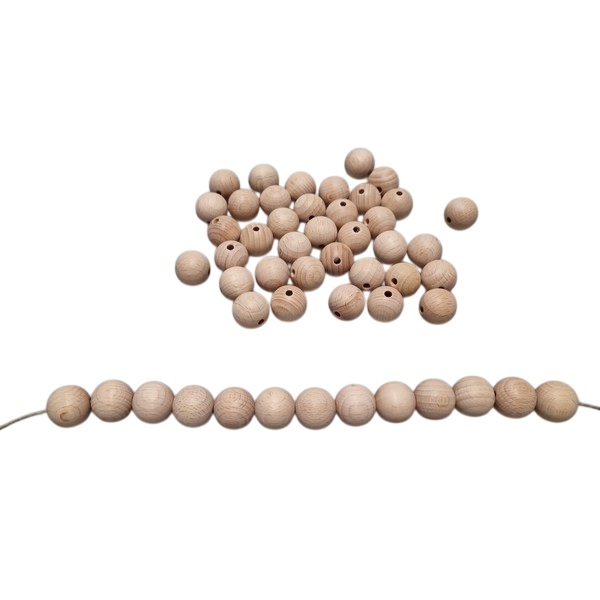 Kraal 20 mm blank - zakje 50 stuks