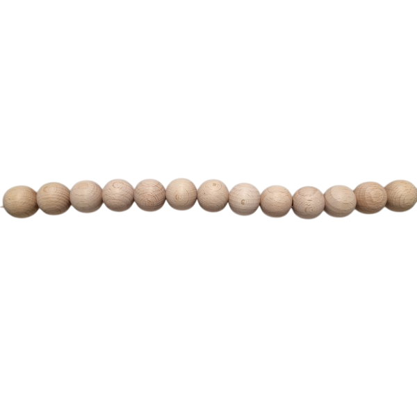 Kraal 20 mm blank - zakje 50 stuks