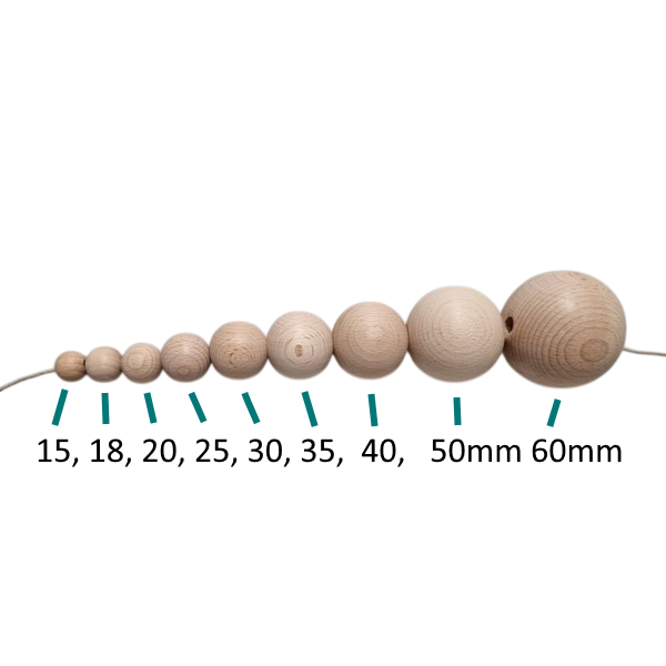 Kraal 25 mm blank - zakje 25 stuks