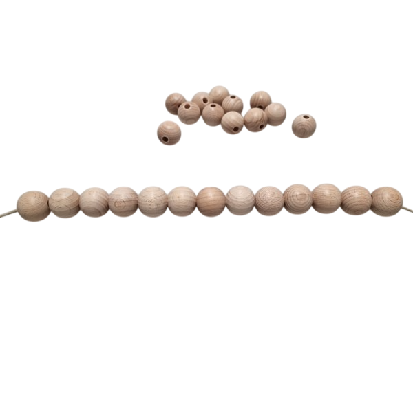 Kraal 25 mm blank - zakje 25 stuks