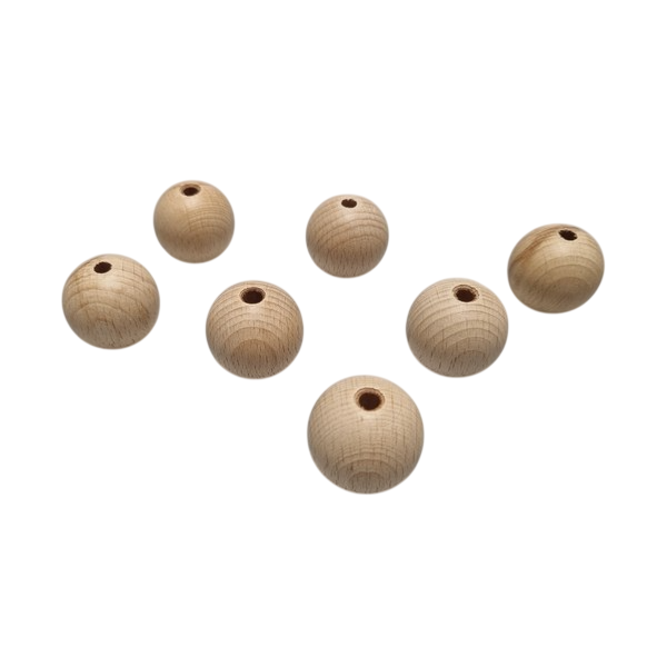Kraal 30 mm blank - zakje 25 stuks