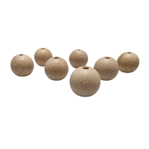 Kraal 30 mm blank - zakje 25 stuks