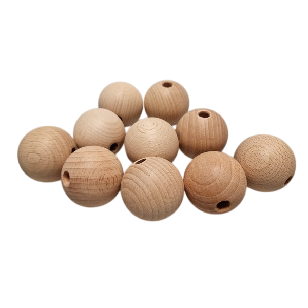 Kraal 40 mm blank - zakje 10 stuks