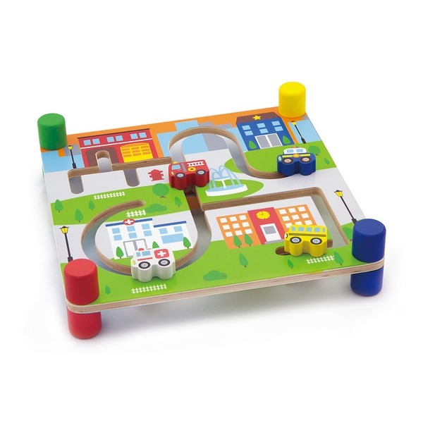 Labyrintpuzzel - Stad & Boerderij
