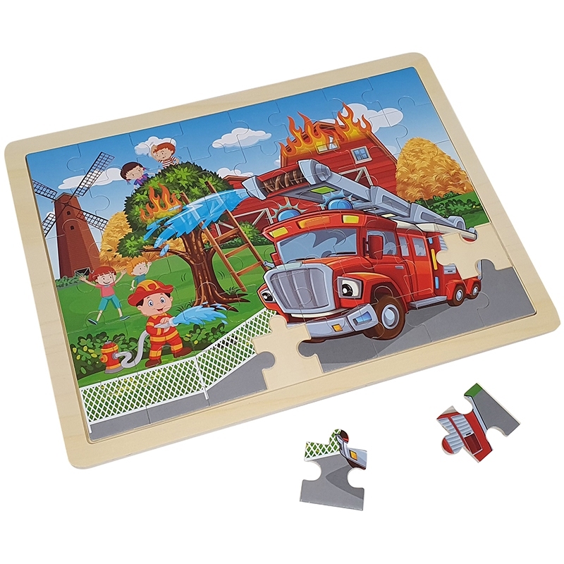Legpuzzel Brandweer groot 48 stukjes