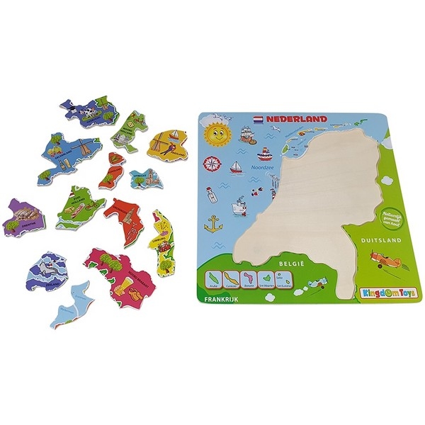 Legpuzzel Nederland met afbeeldingen, uitverkocht