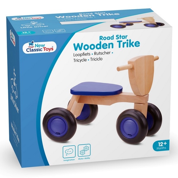Loopfiets - Road Star - Blauw, nog 1x
