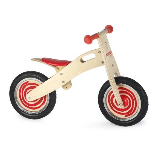 Loopfiets triplex Rood, nog 4x