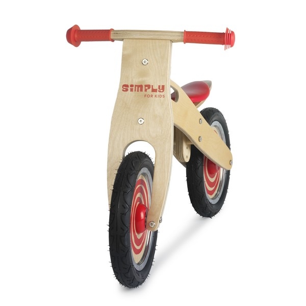 Loopfiets triplex Rood