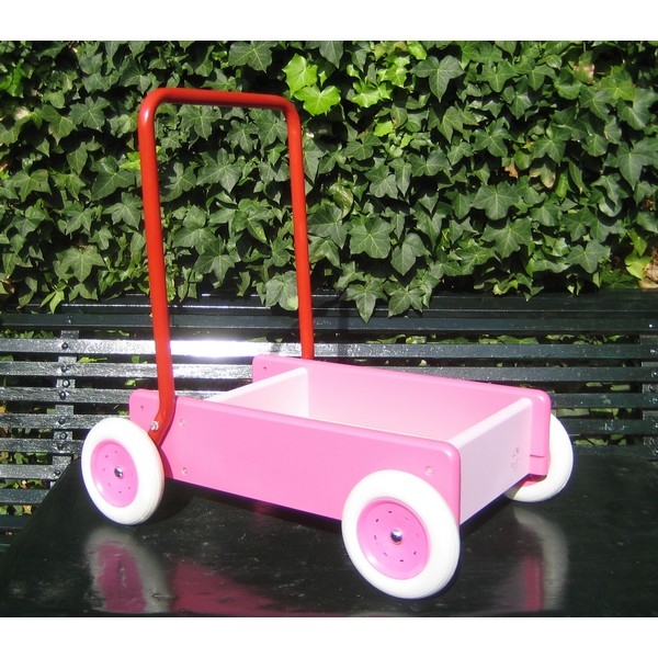 Loopwagen van Bueren roze (BW 10.)