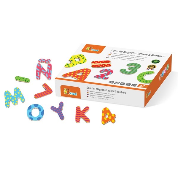 Magnetische Cijfers & Hoofdletters 77 stuks