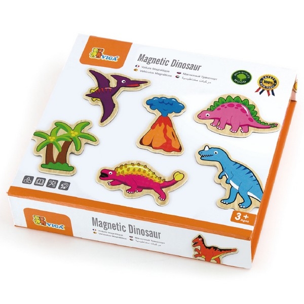 Magnetische Dinosauriërs - 20 stuks - Viga Toys