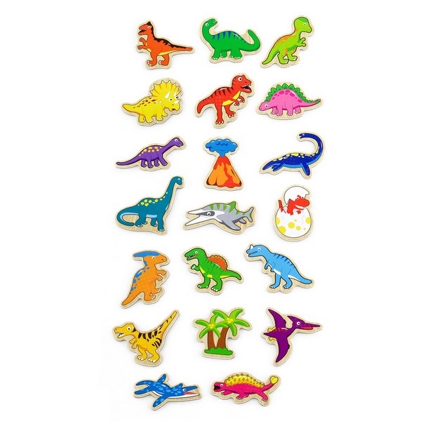 Magnetische Dinosauriërs - 20 stuks - Viga Toys