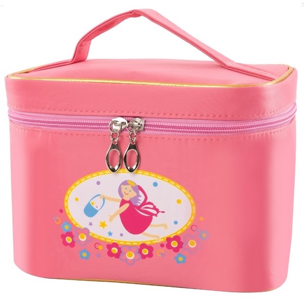 Make up set incl accessoires in roze tas