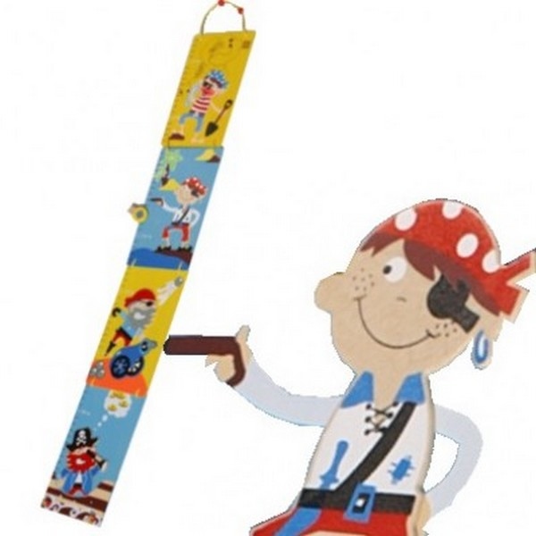 Meetlat Piraten voor kind lengte van 80 tot 150 cm