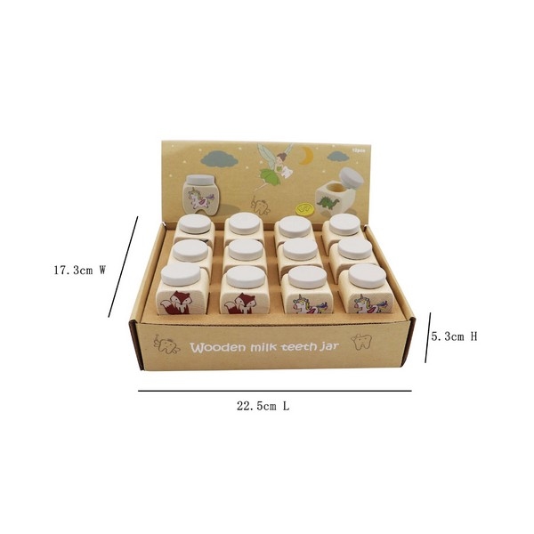 Melktandendoos tandmodel 6 assorti in Display box, uitverkocht