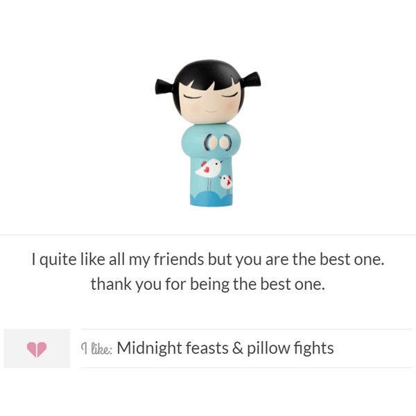 Momiji Doll - Best Friends met mini button
