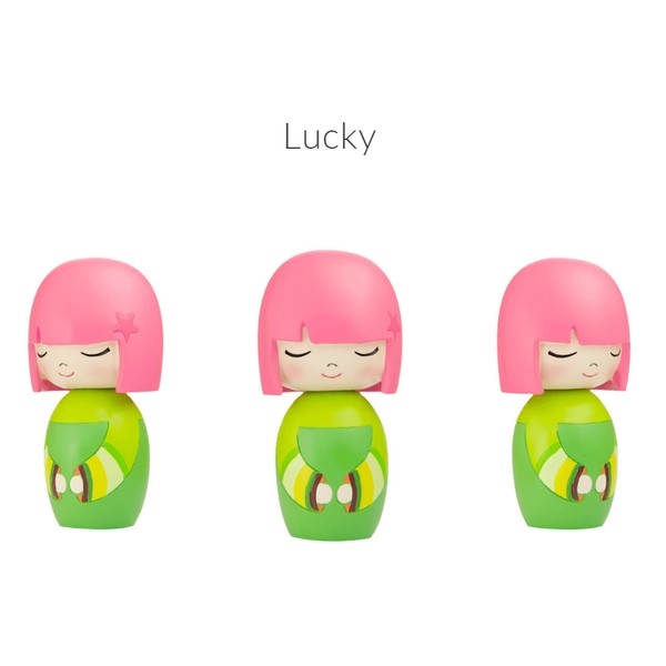 Momiji Doll - Lucky met mini button
