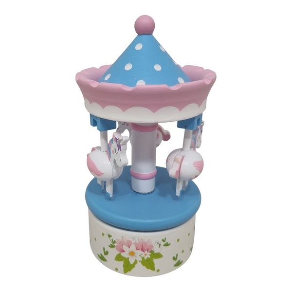 Muziekdoos - Carrousel - hangende Paarden