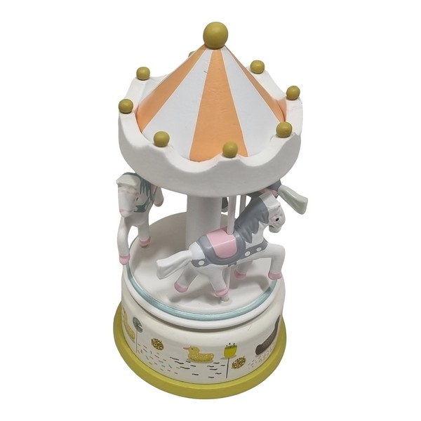 Muziekdoos - Carrousel - Pastel Middel