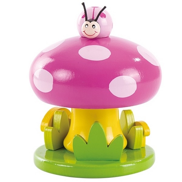 Muziekdoos Paddestoel Roze