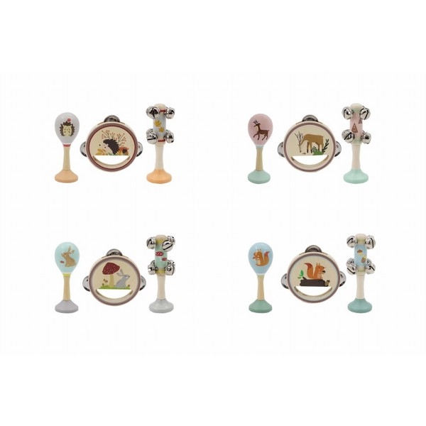 Muziekset 3 delig 4 assorti (23724), uitverkocht