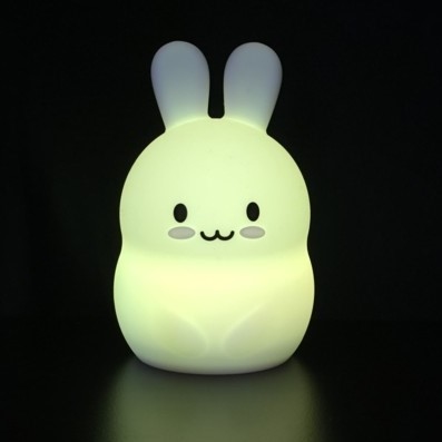 Nachtlamp Siliconen Konijn - Klein
