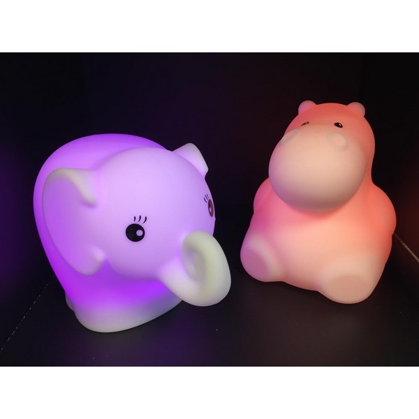 Nachtlamp Siliconen Olifant - Klein