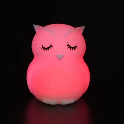 Nachtlamp Siliconen Uil - Klein