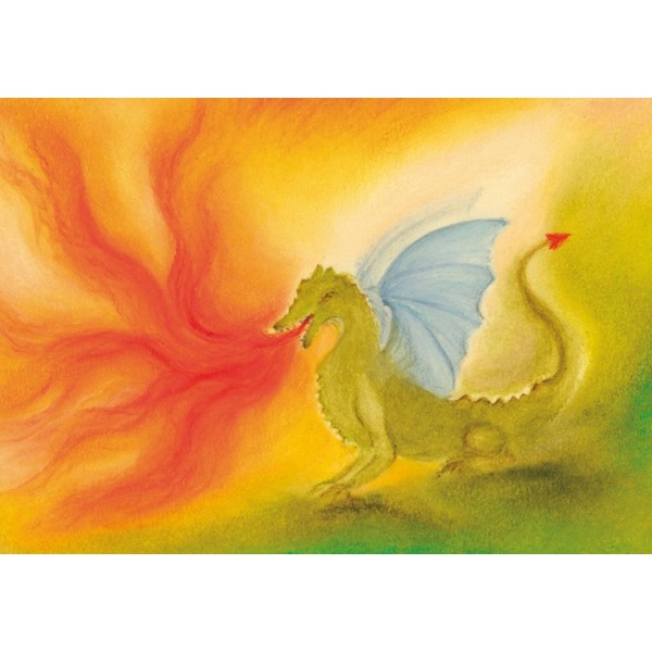 Oliepastelkaart De Draak - per 10 stuks