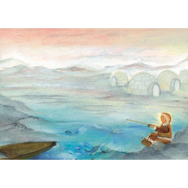 Oliepastelkaart De Eskimo - per 10 stuks