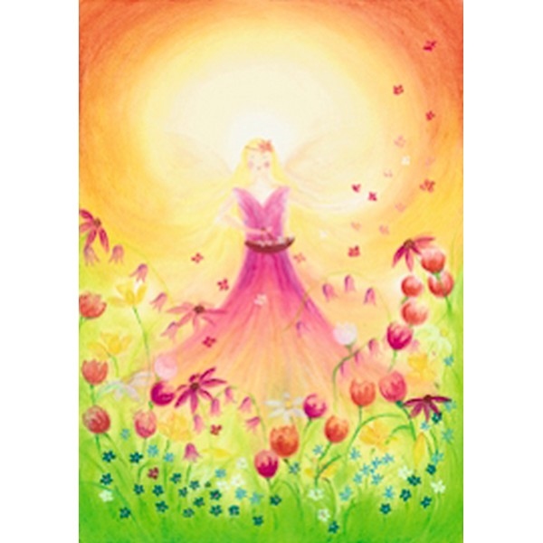 Oliepastelkaart De Lentefee - per 10 stuks - per 10 stuks