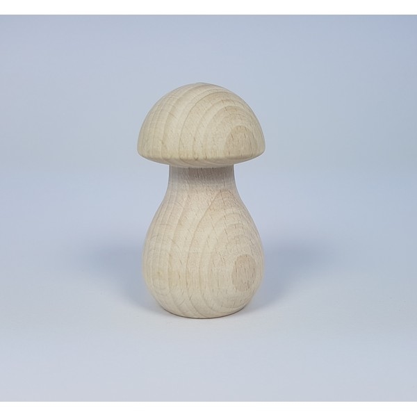Paddenstoel hout - Smal 68 x 35 mm - beuken gebleekt