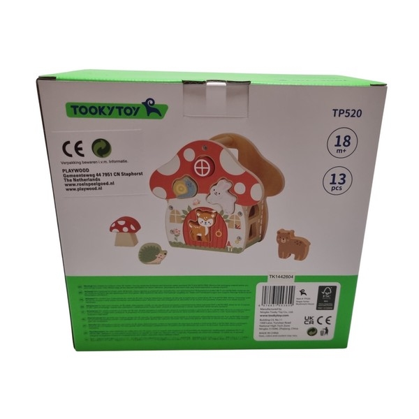 Paddenstoel vormen sorteren TP520 - TookyToy