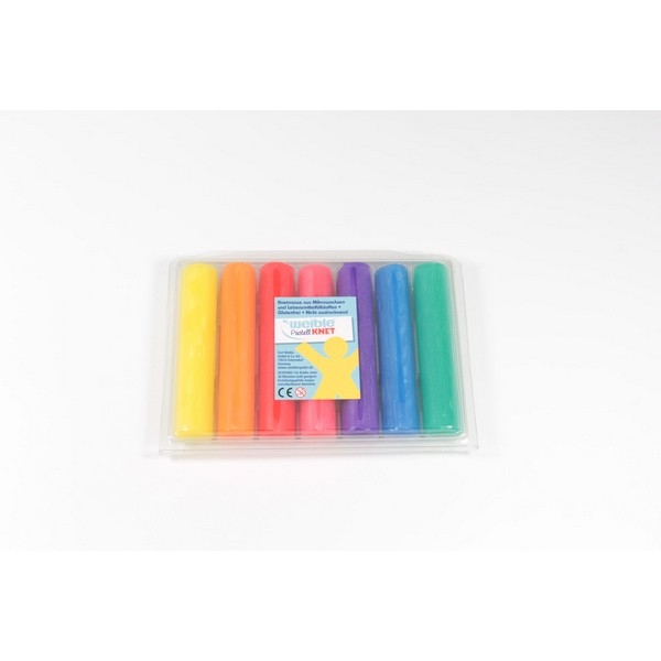 PASTEL Kneedwas Rol 7 kleuren totaal 280 gram, Verp. gerecycled PET